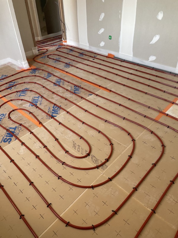 Pose de plancher chauffant à Lagnieu