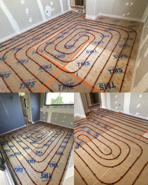 Installation d'un Plancher Chauffant dans une Villa à FOUR