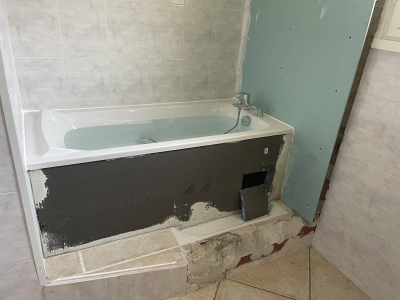 Remplacement d'une douche par une baignoire sur la commune de saint-vulbas 01150