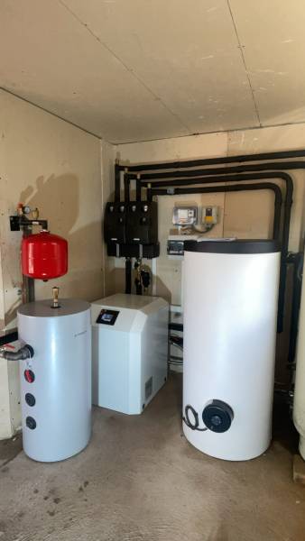 Remplacement de Pompe à Chaleur par une Géothermie(Captage sur puit eau/eau) DIMPLEX WI10TU sur la commune de Chazey-sur-Ain