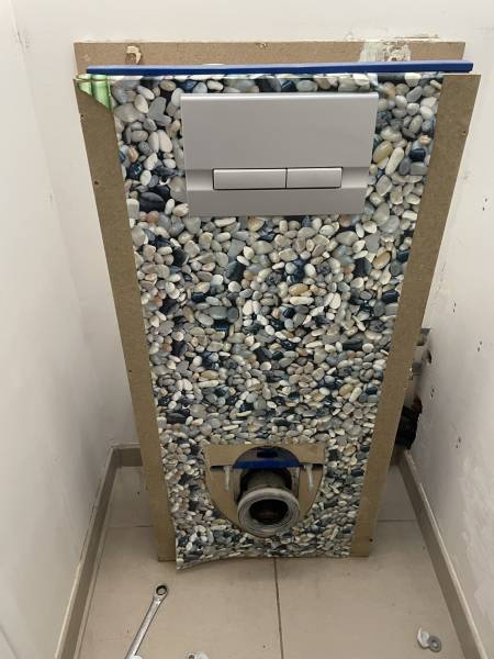 Remplacement d’un WC classique par un WC lavant suspendu Geberit AQUACLEAN TUMA COMFORT