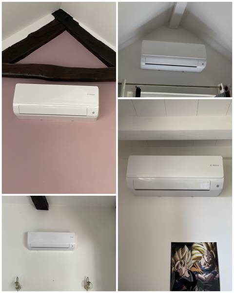 Installation d’un quadrisplit BOSCH Climate 5000M à Saint-Sorlin-en-Bugey