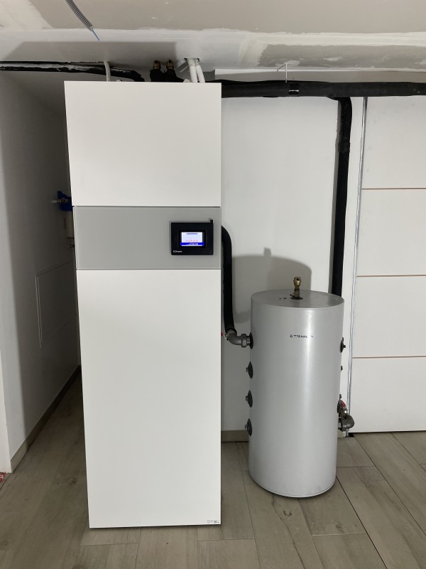 Installation de pompe a chaleur DIMPLEX en remplacement de chaudière fioul Saint sorlin en bugey